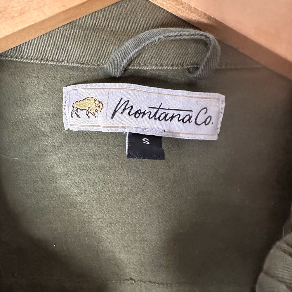 Embroidered Olive Utility Jacket - image 2